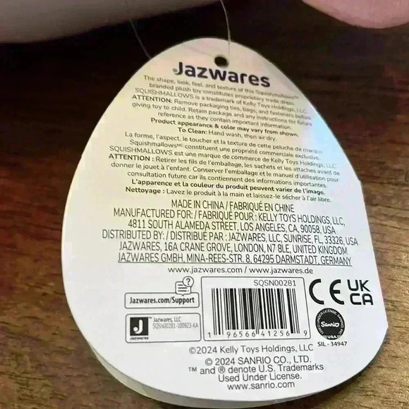 Squishmallows Sanrio Hello Kitty Floral Dress plush! 8” - Picture 5 of 8